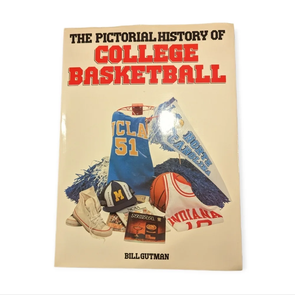 The Pictorial History of College Basketball Hard Cover Book